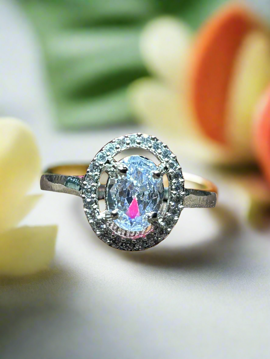 Cluster AD with Solitaire Ring