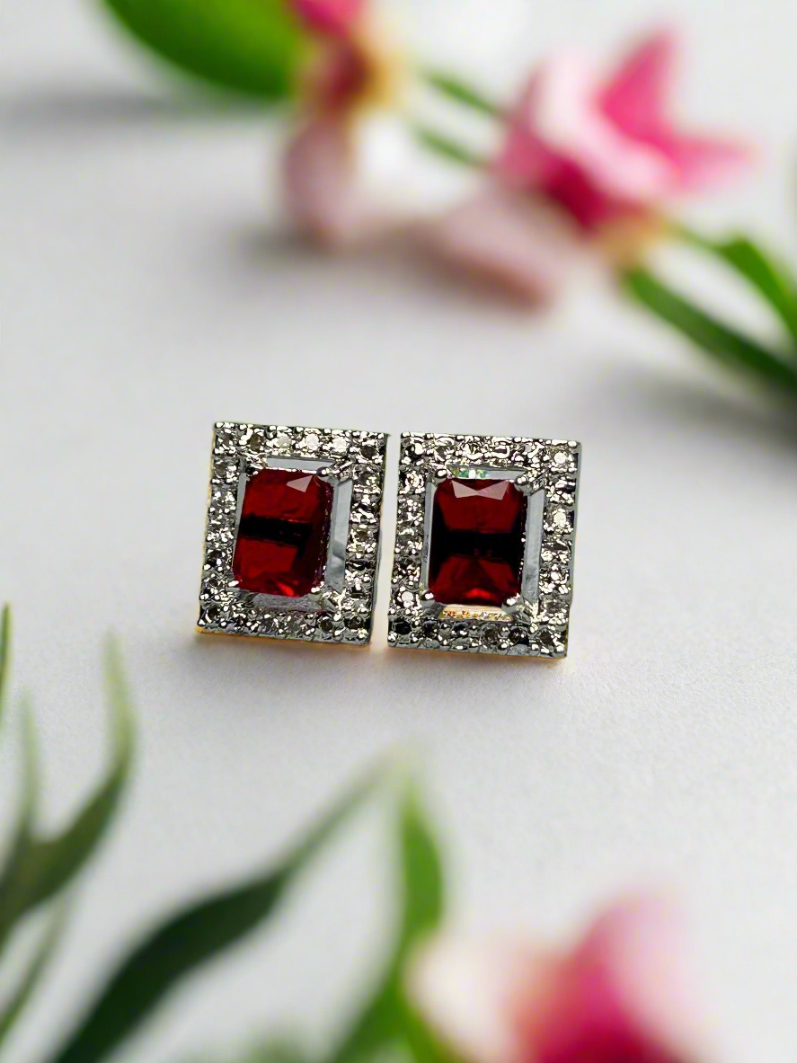 Ruby and AD Pendant Set