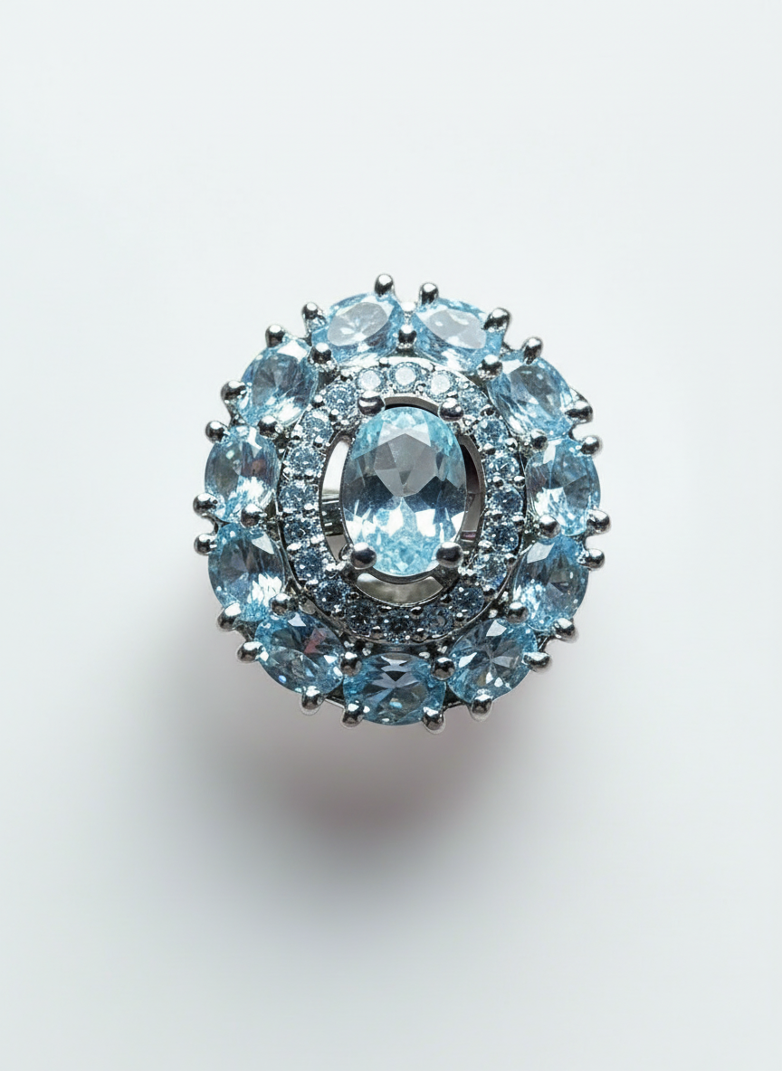 Cluster AD Cocktail Ring