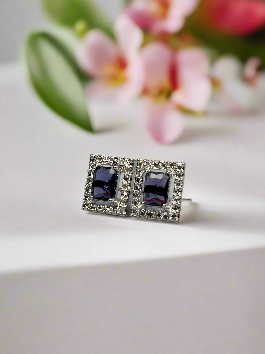 Pendant Set with Amethyst and AD