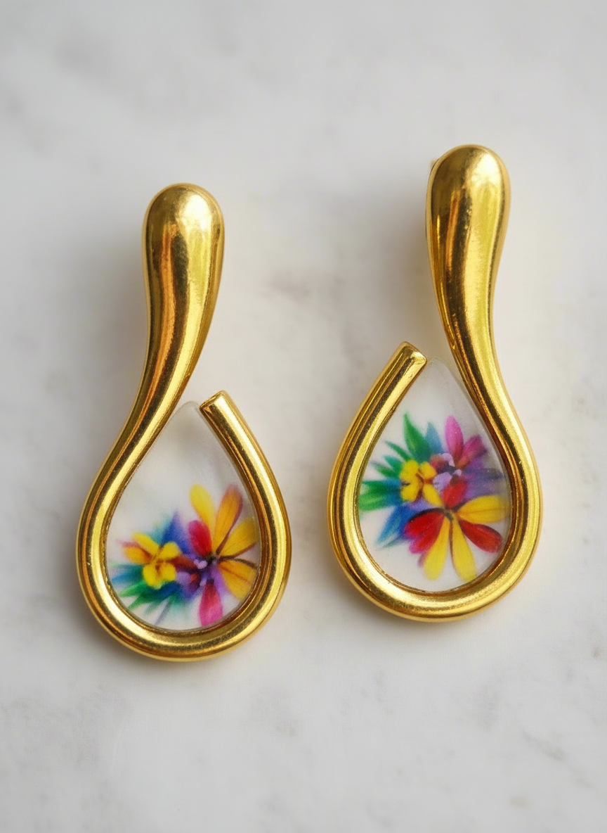 Anti Tarnish Gold Plated Hook Earrings