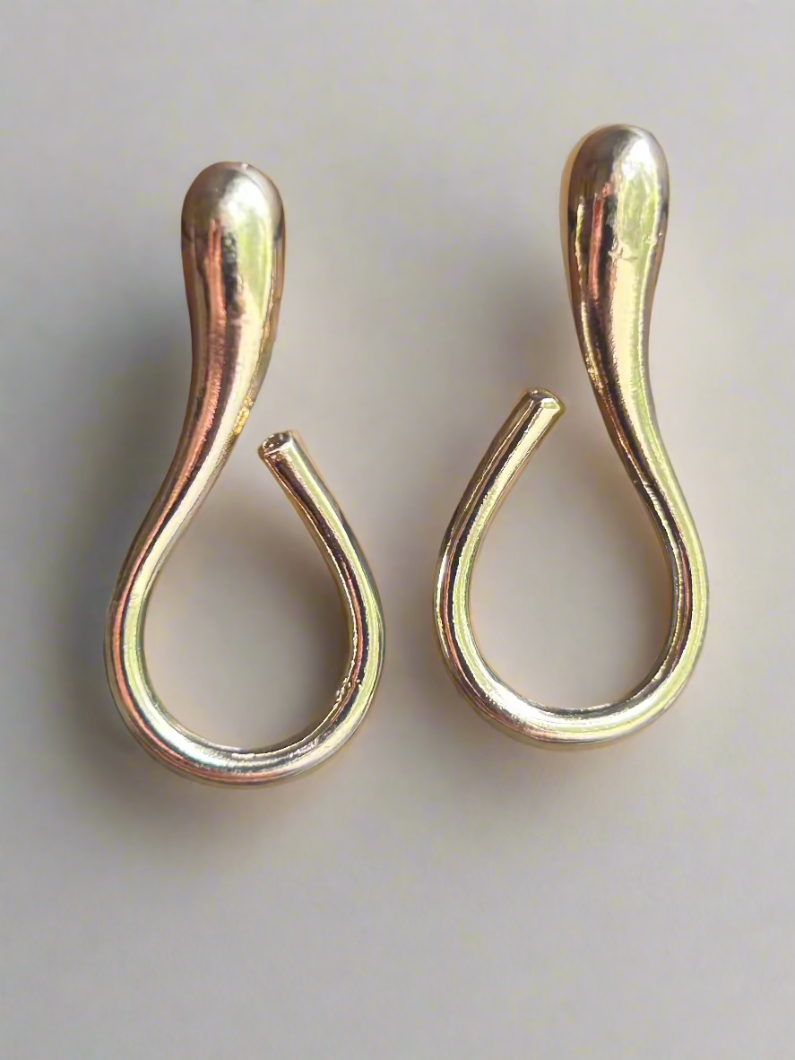 Anti Tarnish Gold Plated Hook Earrings