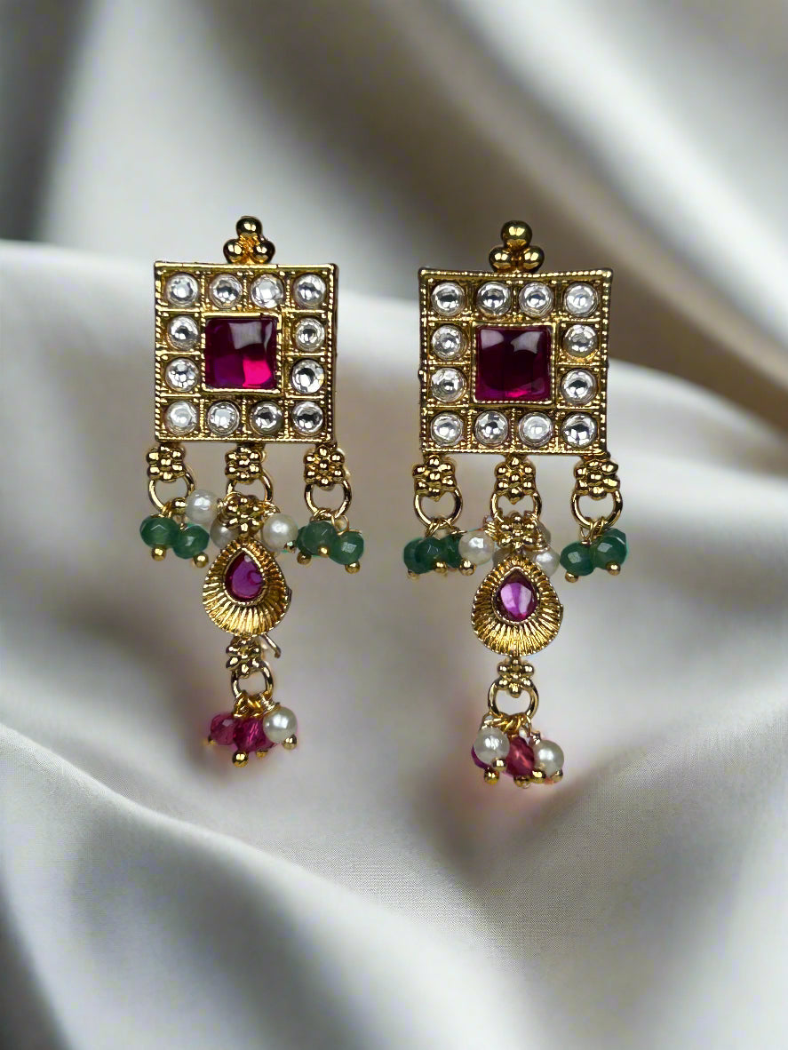 Saumya Antique Gold Plated Choker Set