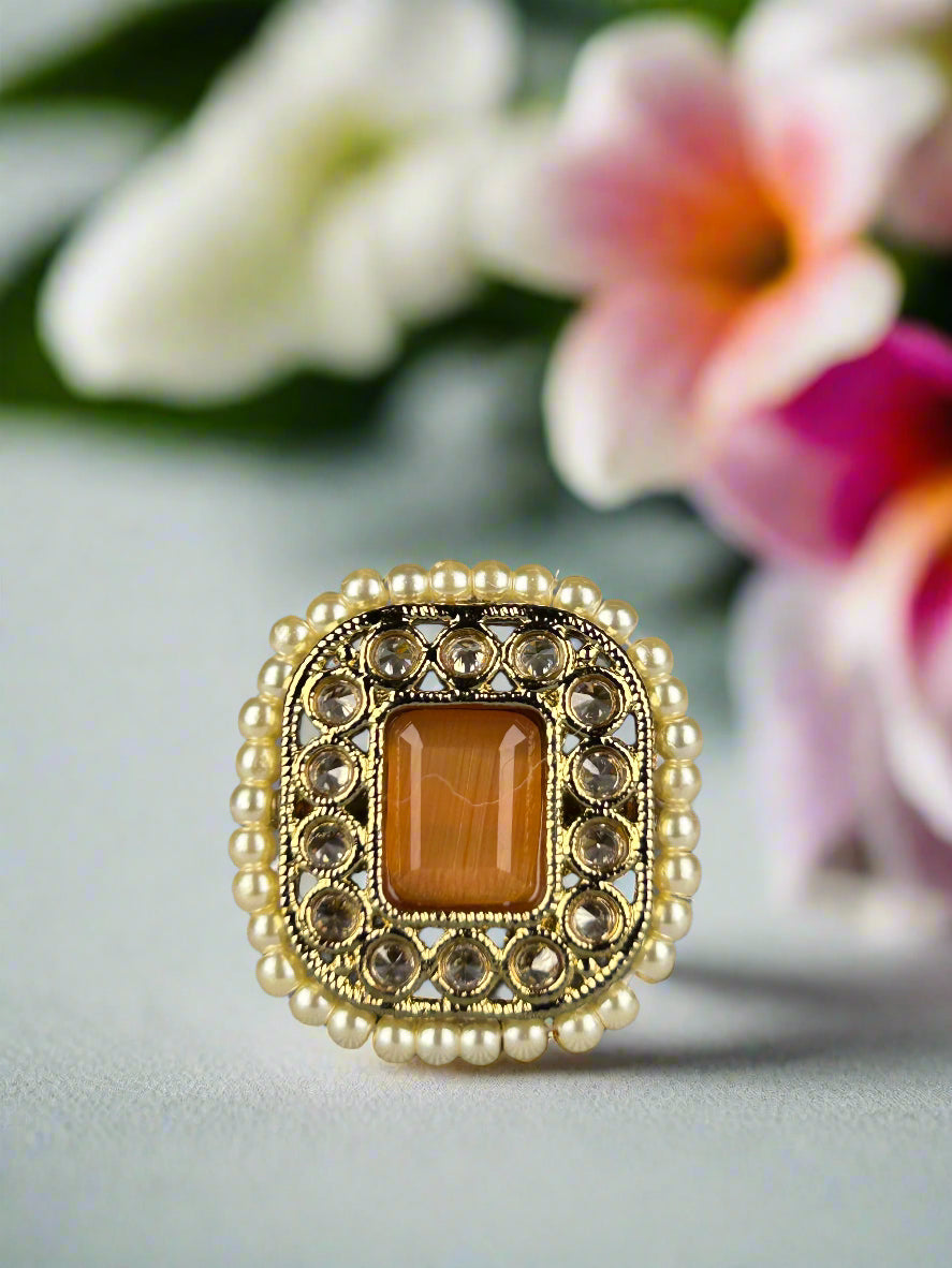 Anika Gold Plated Ring