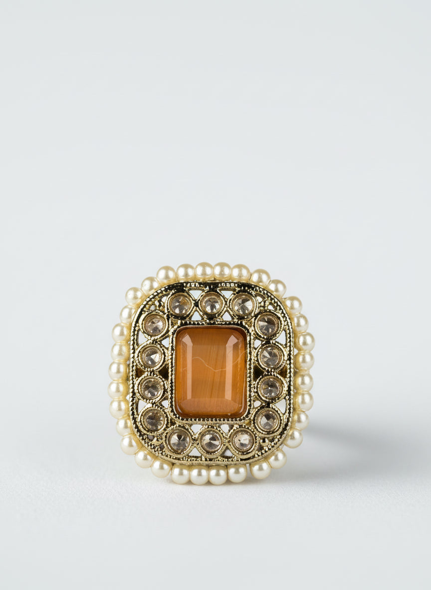 Anika Gold Plated Ring