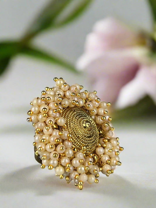 Aditi Gold Plated Ring