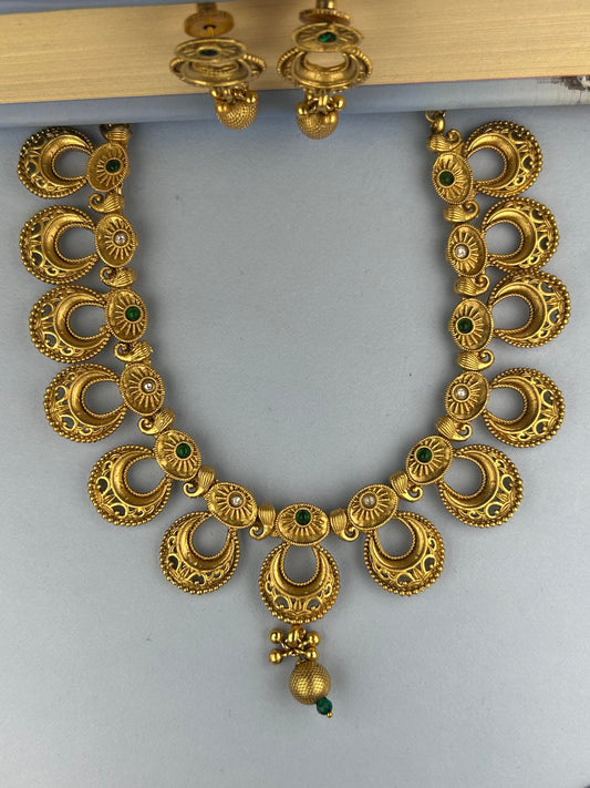 Ridhi Gold Plated Necklace Set