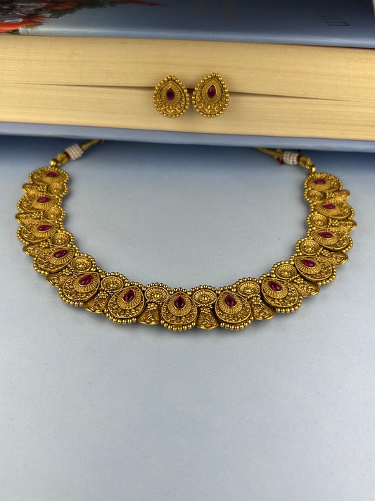 Ayra Demi Gold Necklace Set