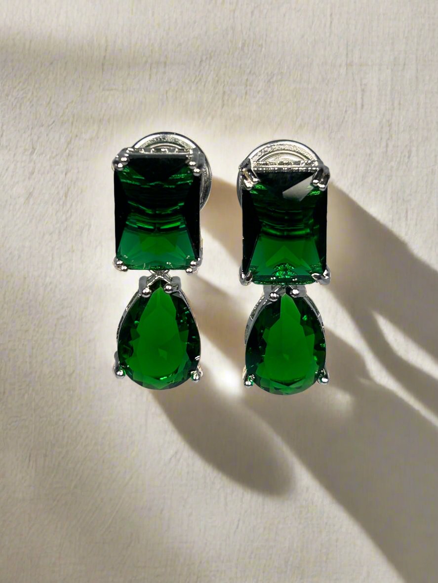 Emerald Drop Earrings