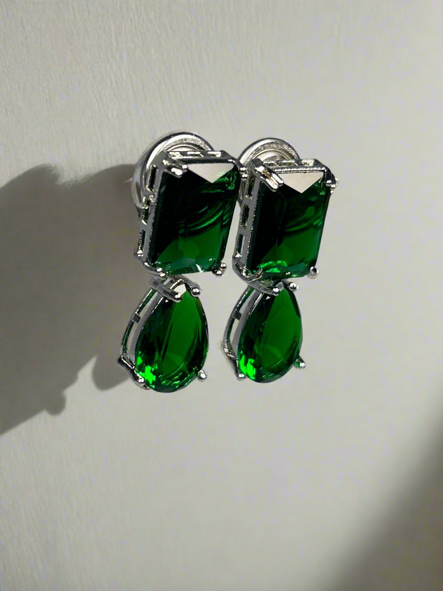 Emerald Drop Earrings