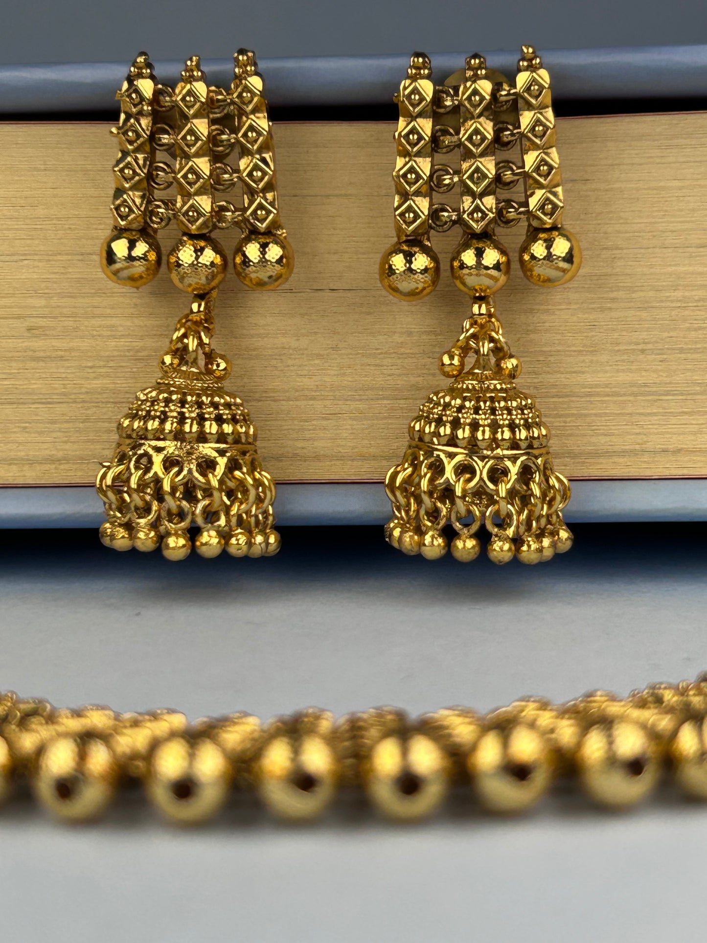 Vidhi Gold Plated Necklace Set