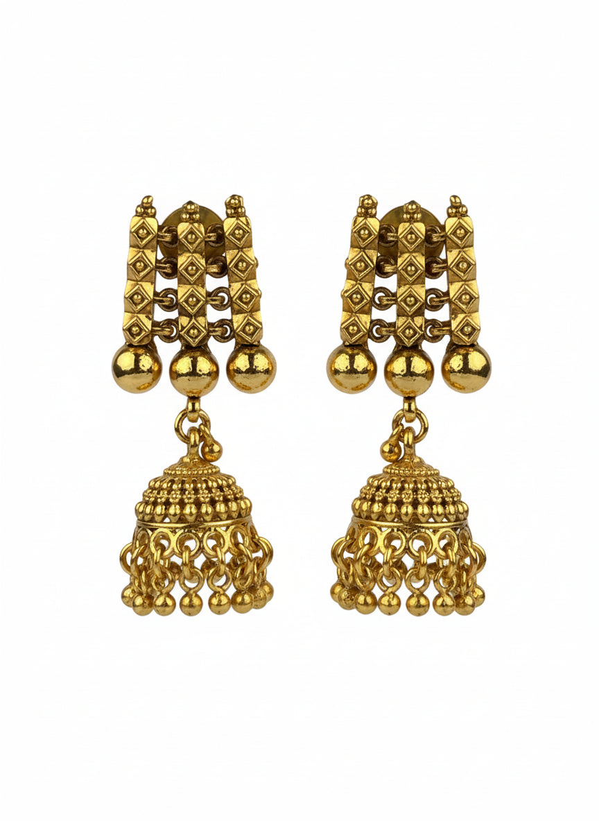 Vidhi Demi Gold Necklace Set