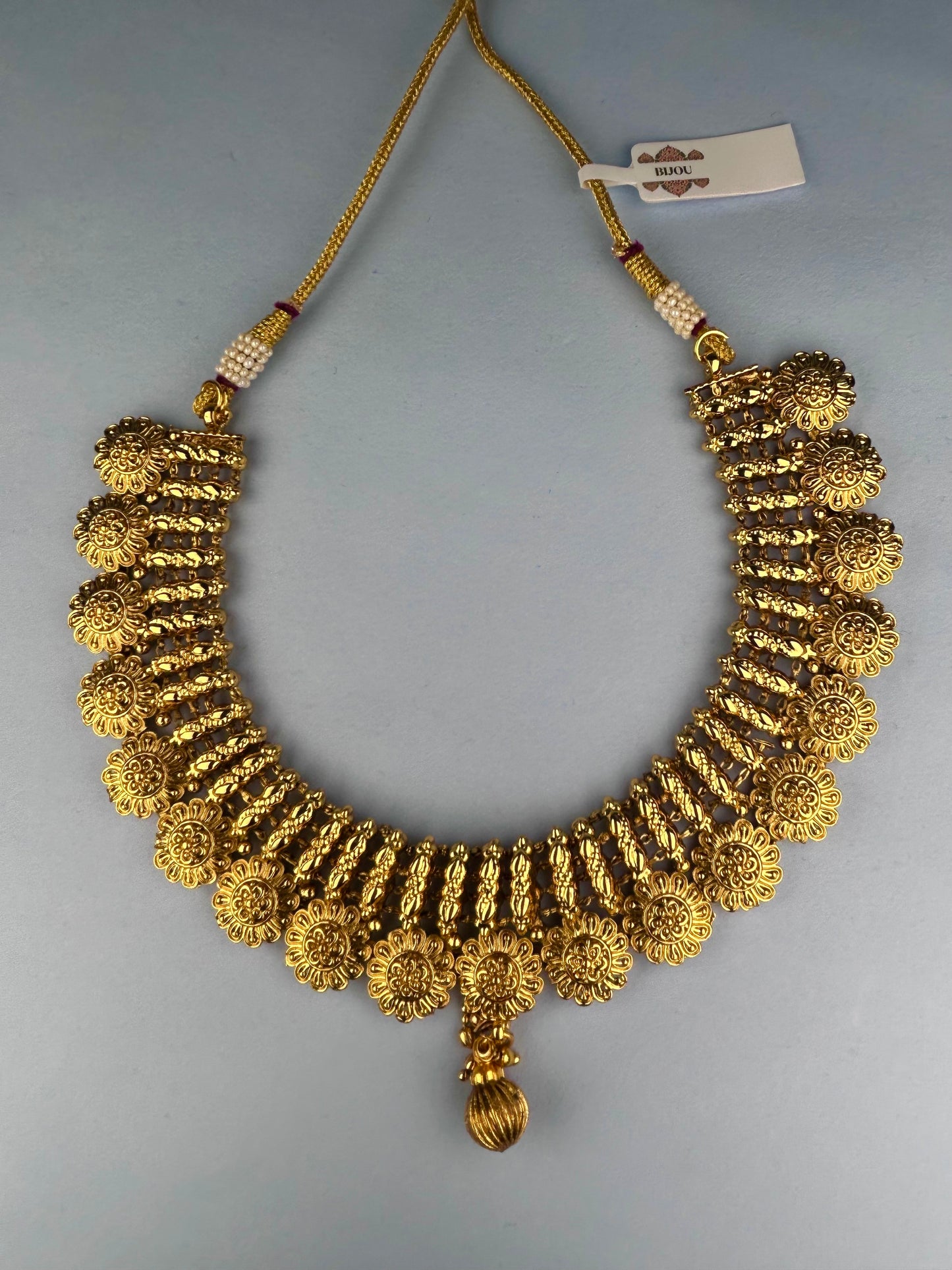 Nitya Gold Plated Necklace Set