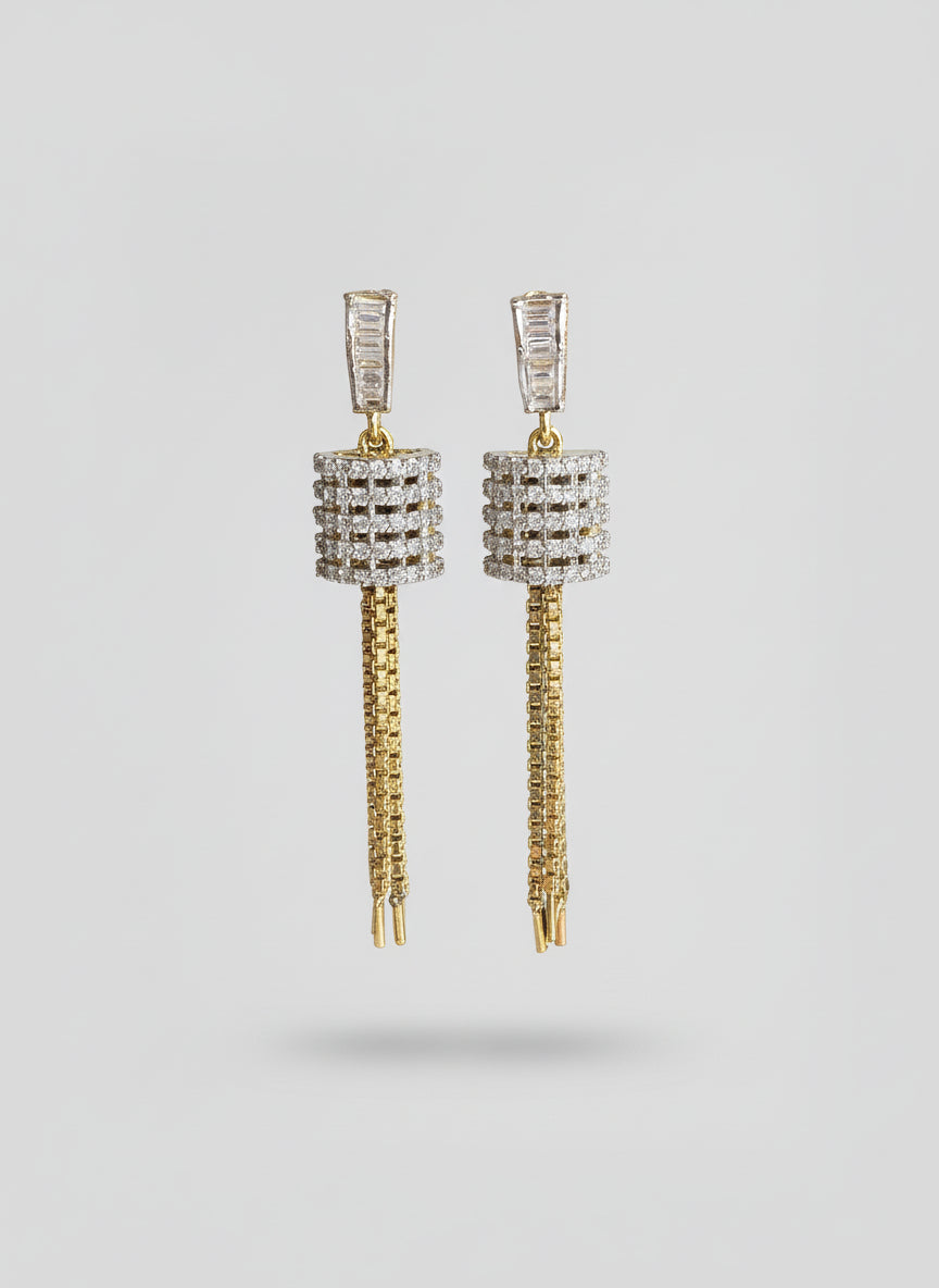 Daisy Gold and AD Earrings