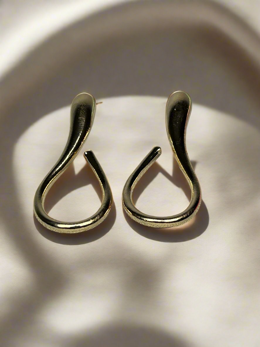 Anti Tarnish Gold Plated Hook Earrings