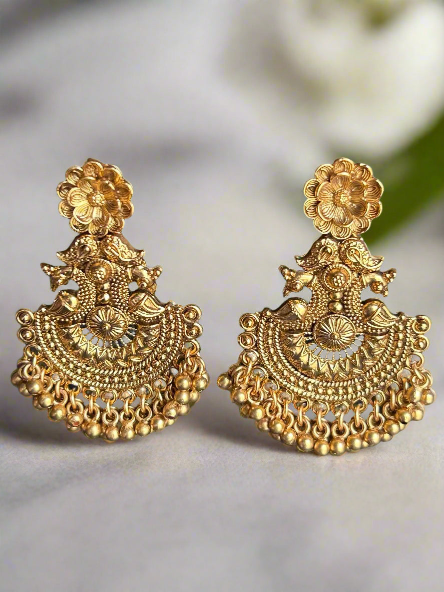 Royal Gold Plated Earrings