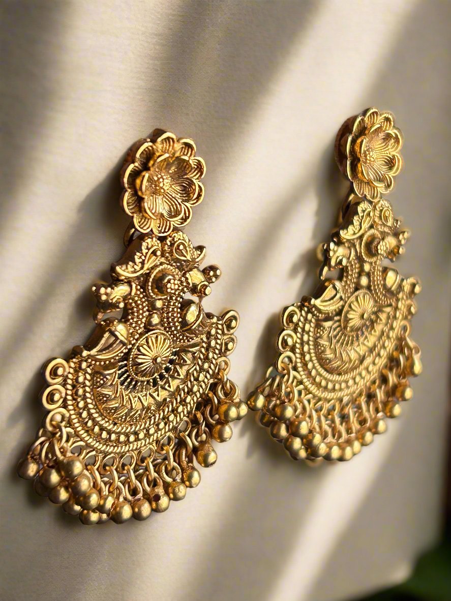 Royal Gold Plated Earrings
