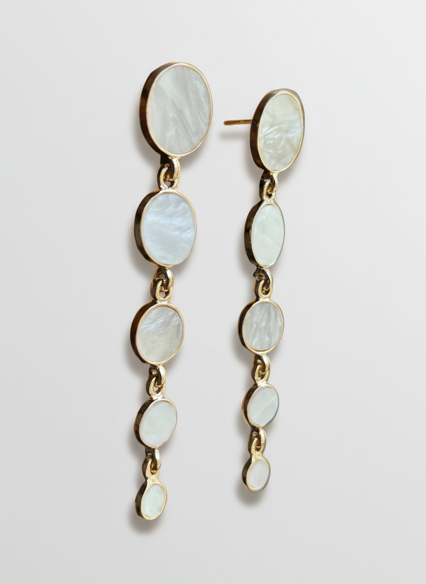Gold Plated Anti Tarnish Dangler Earrings