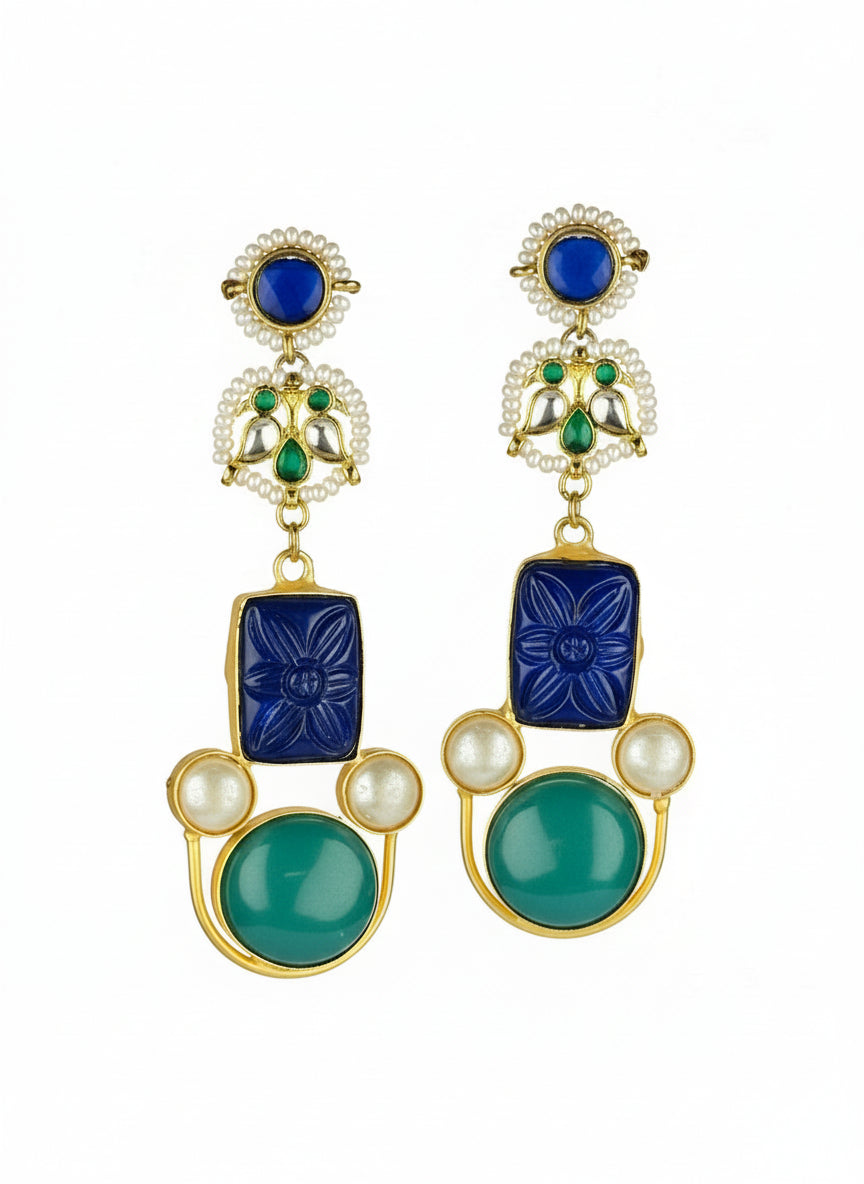 Alvira Kundan Earrings