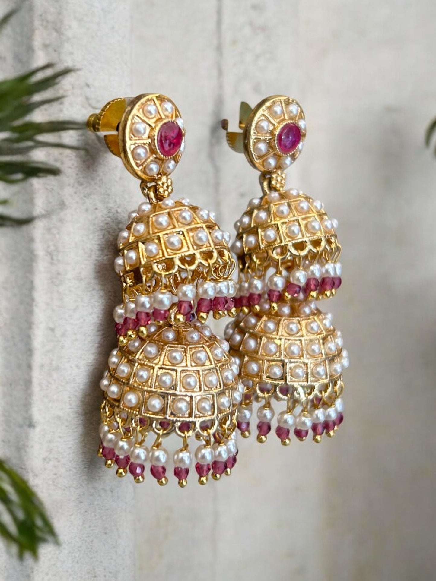 Aarohi Two Tier Jhumkis