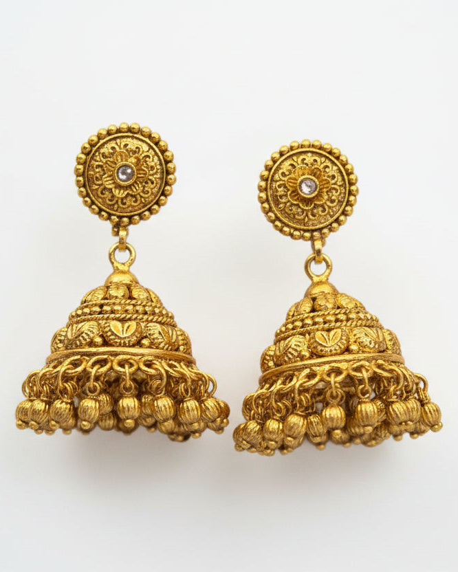 Aparna Necklace Set with Jhumkis