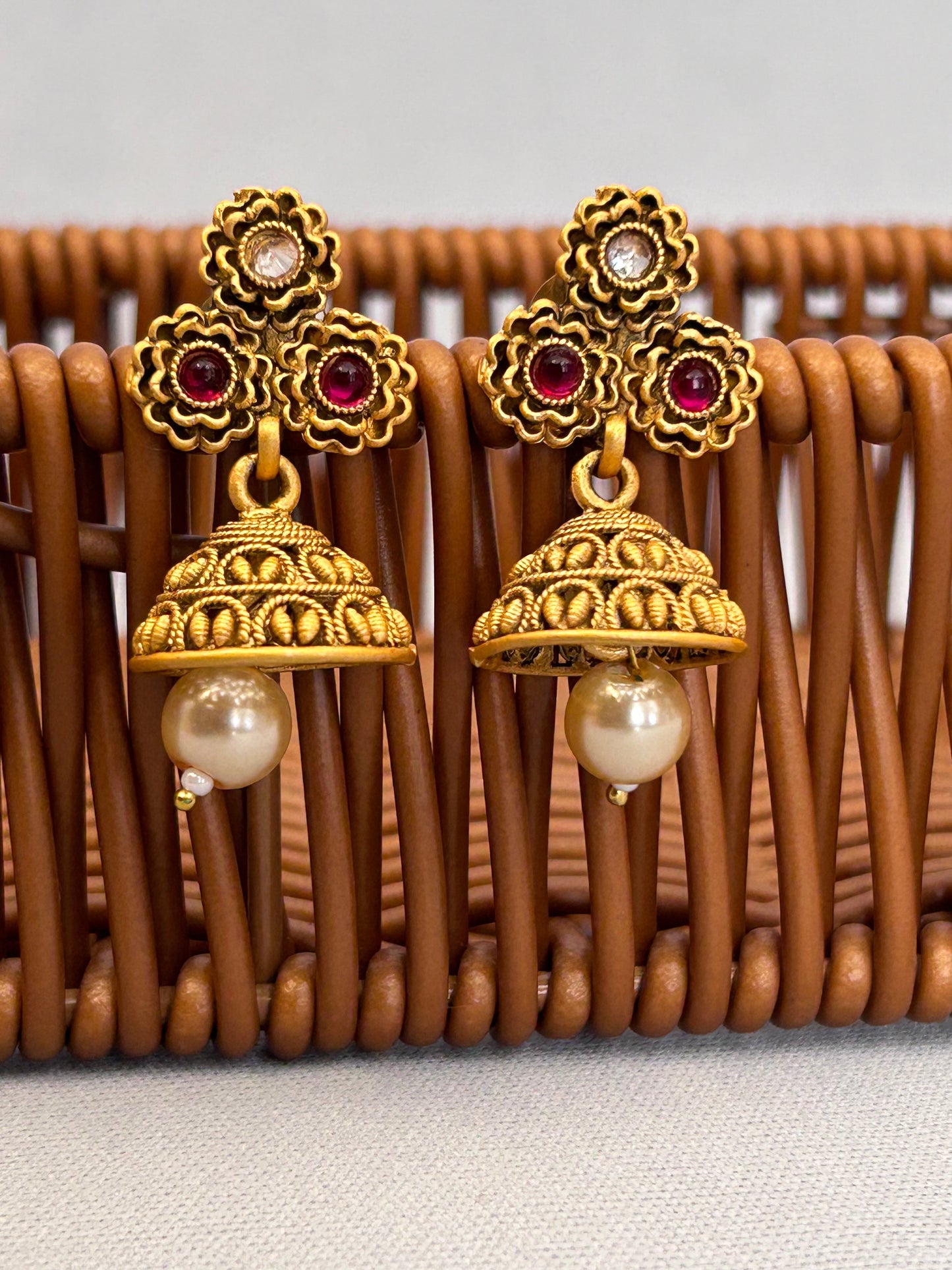 Royal Antique Gold Necklace Set