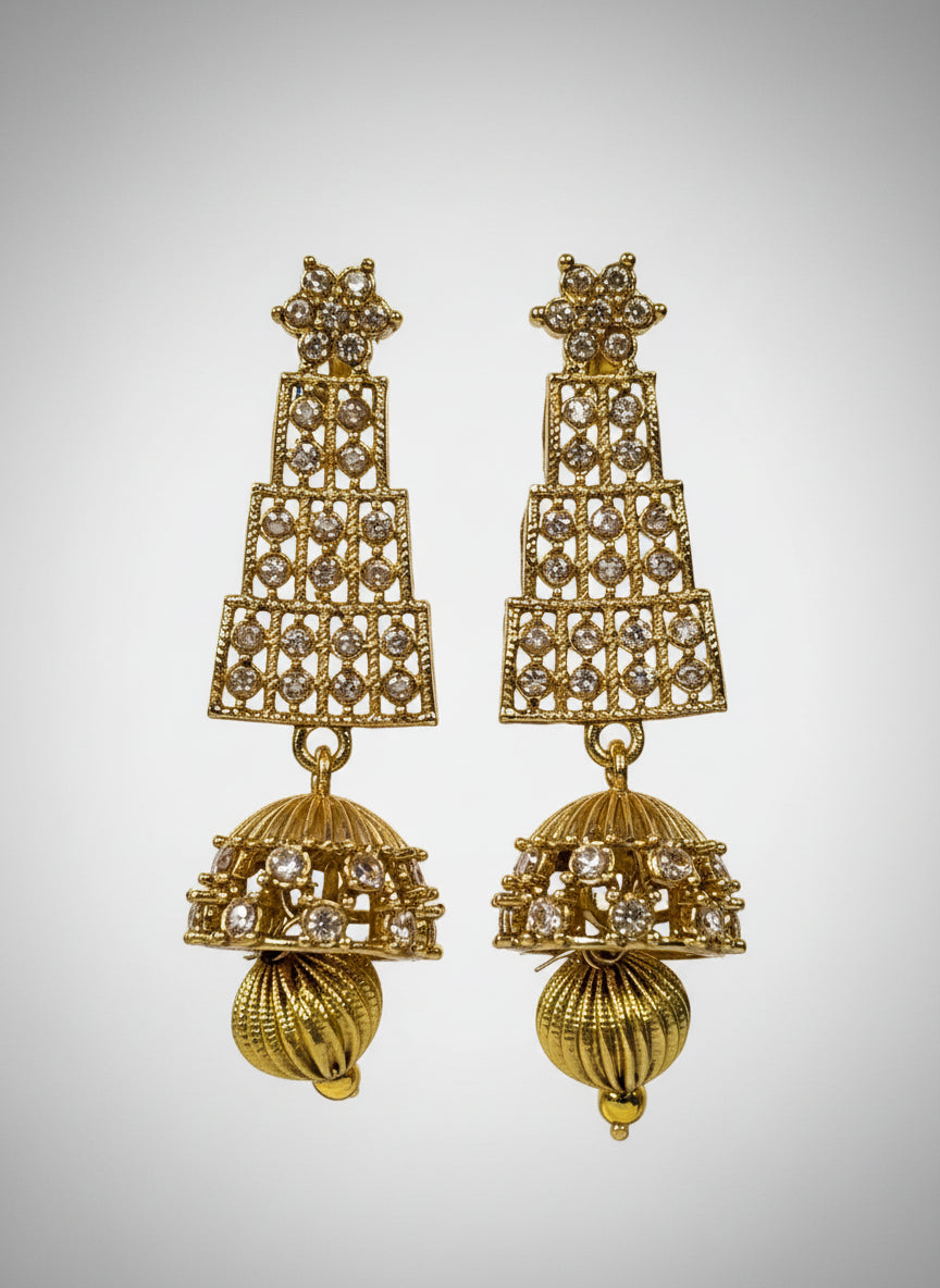 Gold Plated Classic Necklace Set