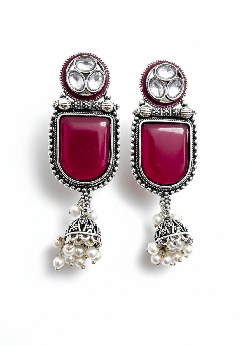 Ananya Ruby Earrings