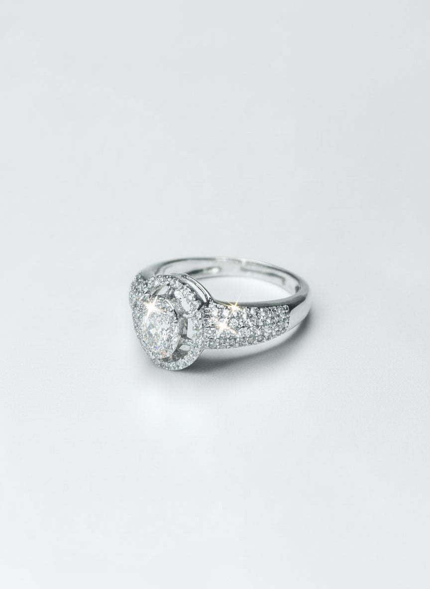 Intricate Solitaire Ring