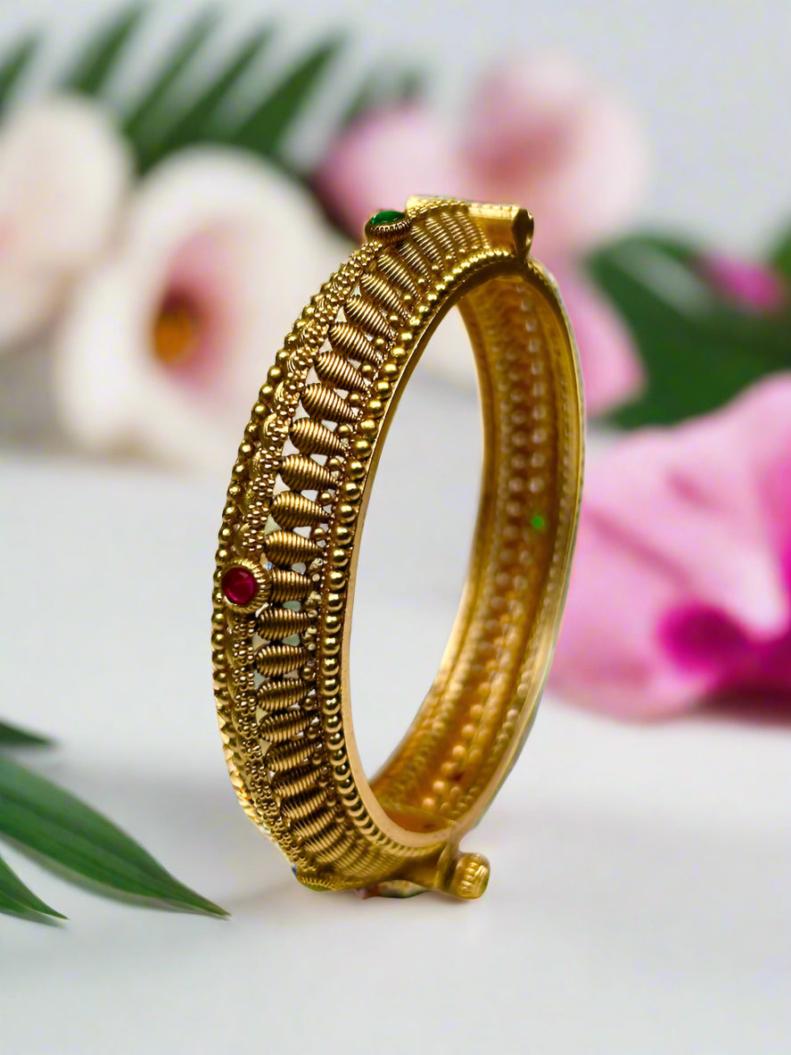 Antique Gold Plated Bangles