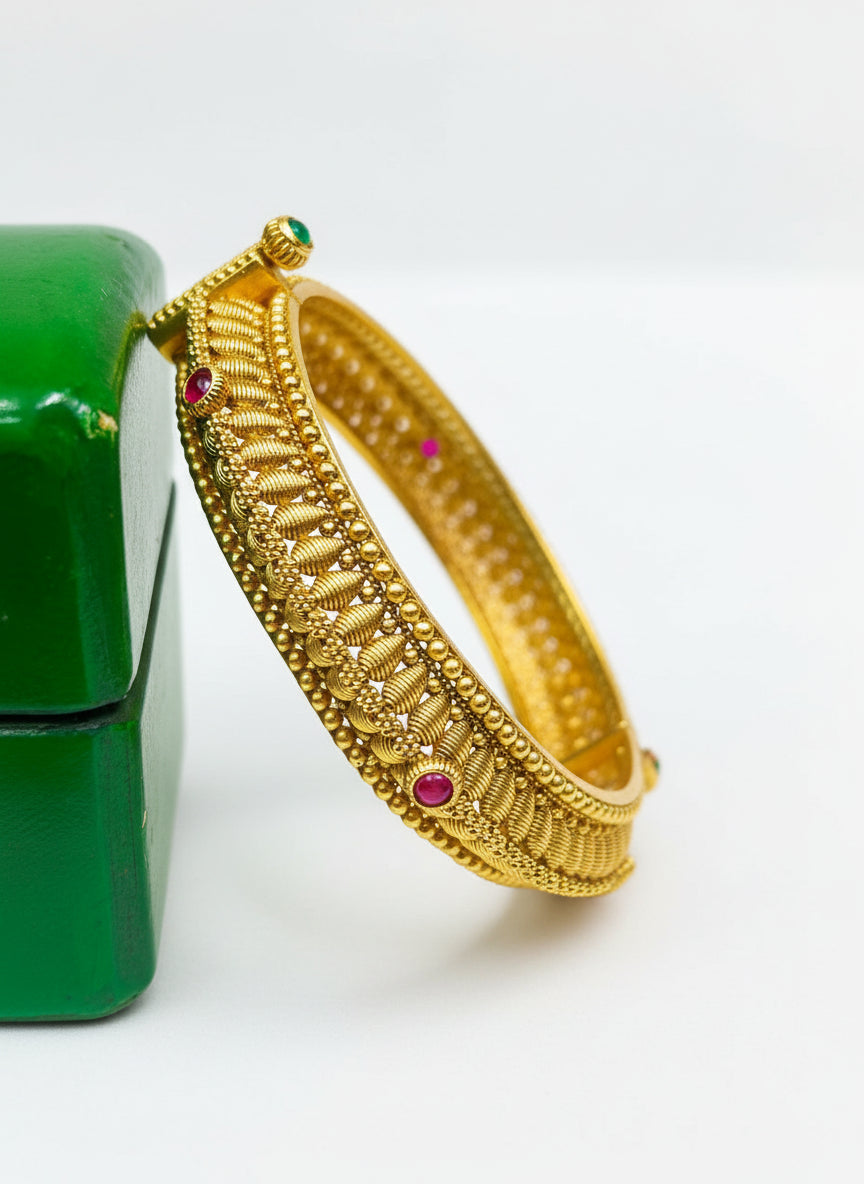 Antique Gold Plated Bangles