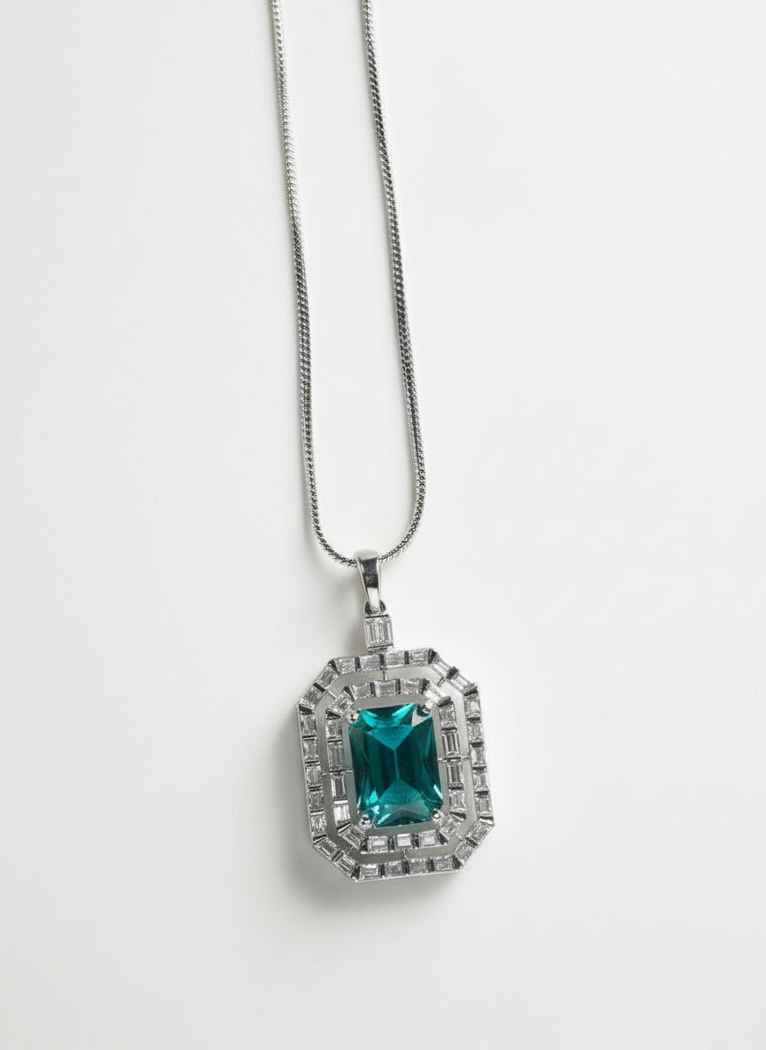 Green Crystal and AD Pendant