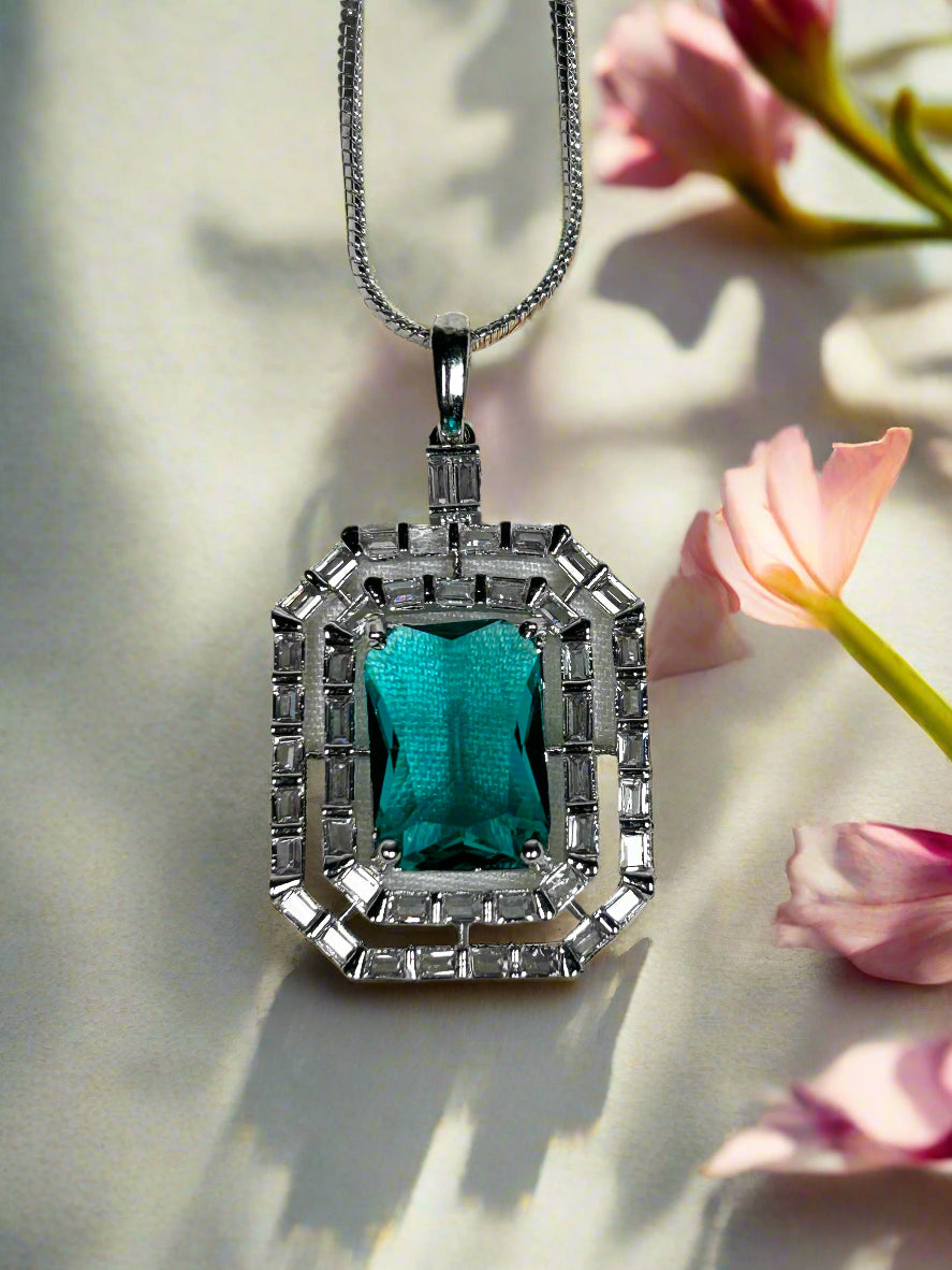 Green Crystal and AD Pendant