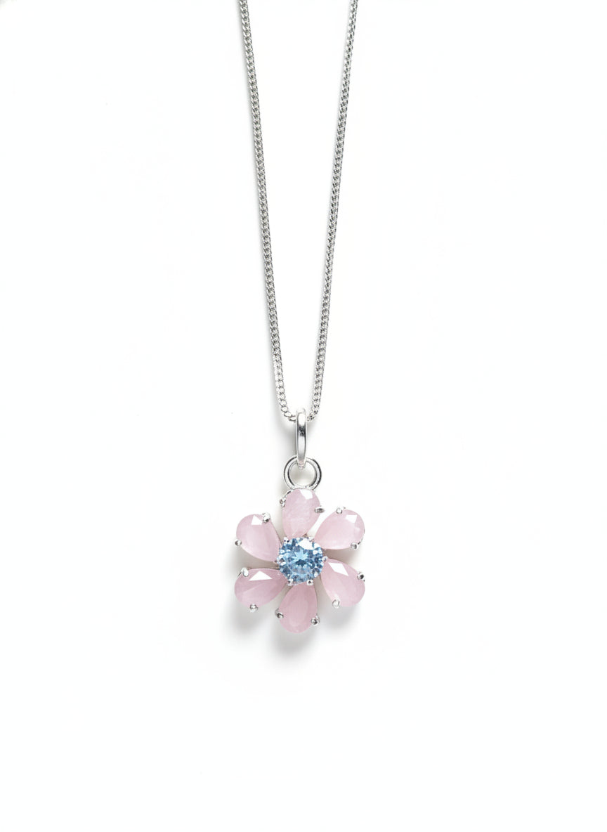 Pink Quartz and AD Pendant