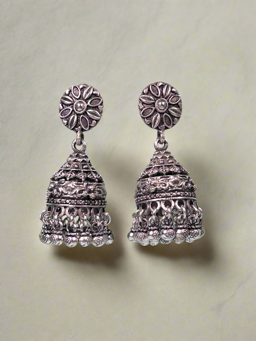 Kimaya Silver Plated Jewellery Set