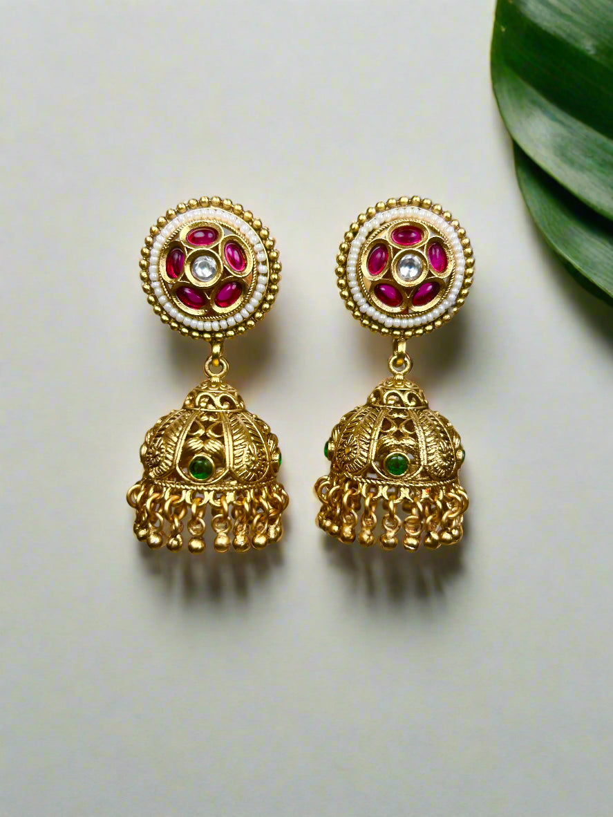 Gold Plated Broad Choker Set