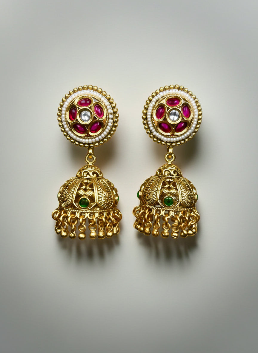 Gold Plated Broad Choker Set