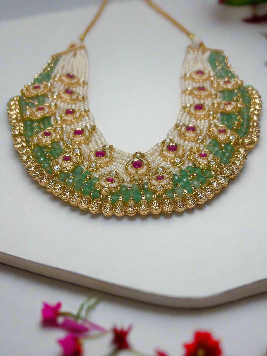Aarohi Gold Plated Jewellery Set