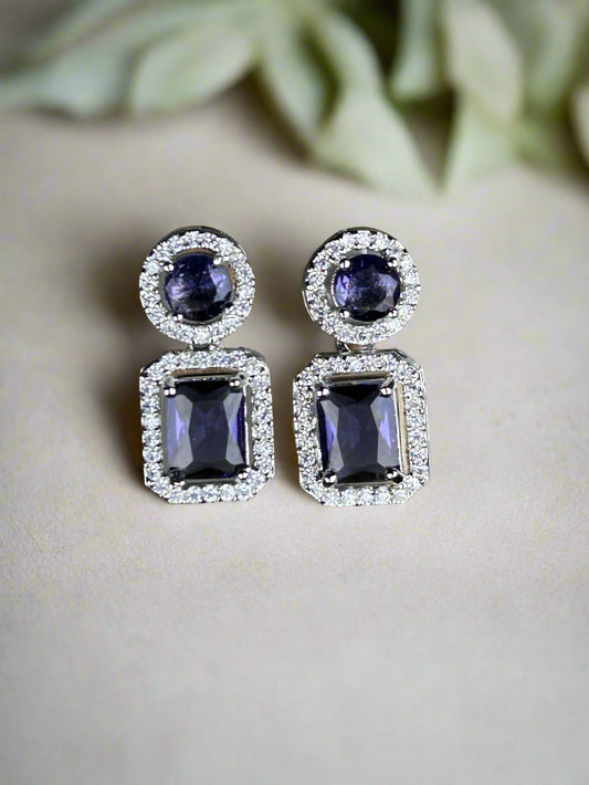 Evelyn Amethyst Earrings