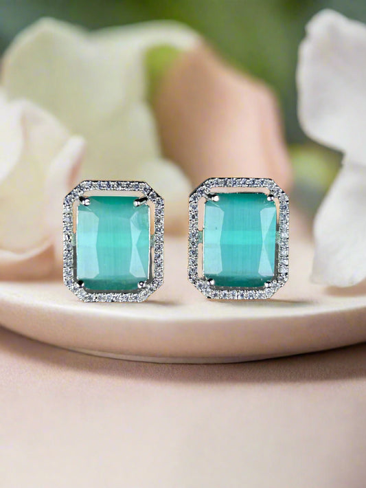 Emma Eden Emerald Earrings