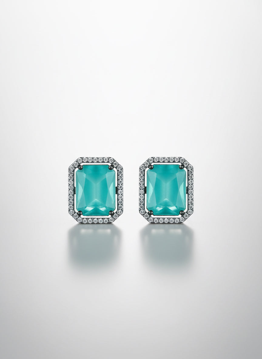 Emma Eden Emerald Earrings