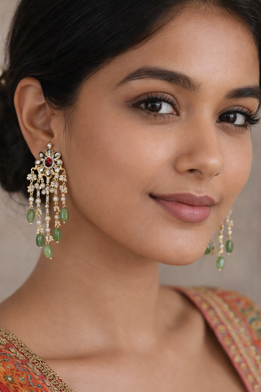 Mitika Kundan Earrings
