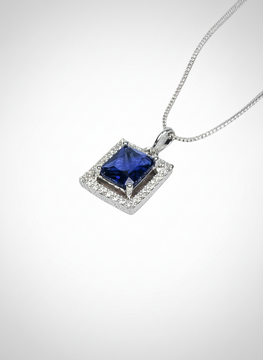 Pendant Set with Amethyst and AD