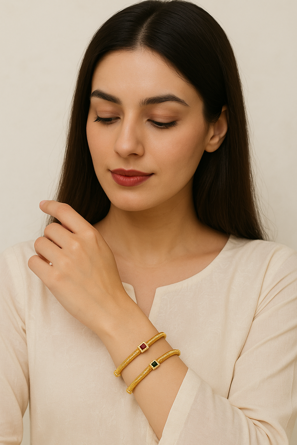 Mishka Jadau Bracelet