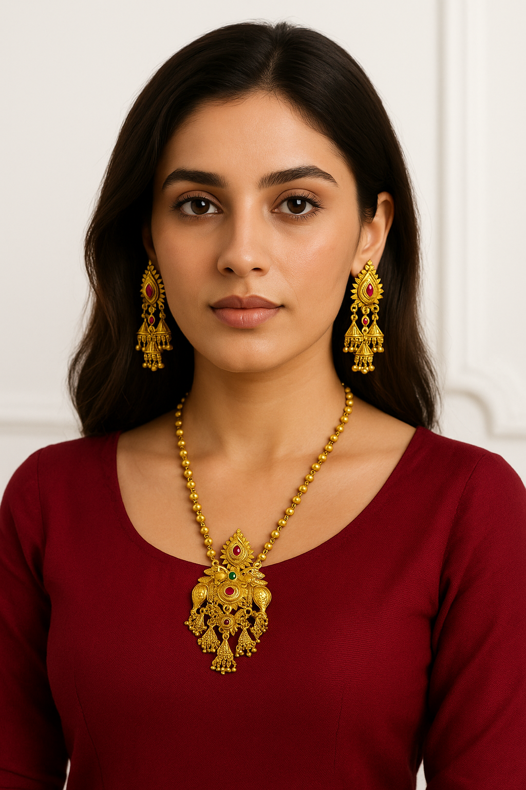Kashvi Gold Plated Jewellery Set