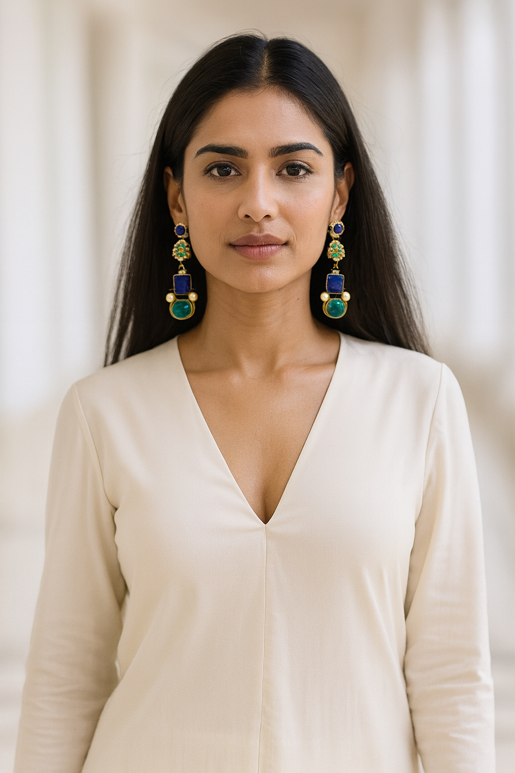 Alvira Kundan Earrings