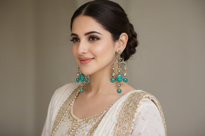 Saanvi Moissanite Earrings