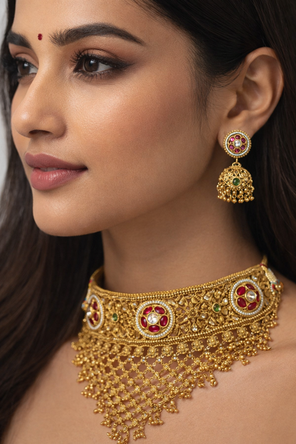 Tarini Broad Choker Set