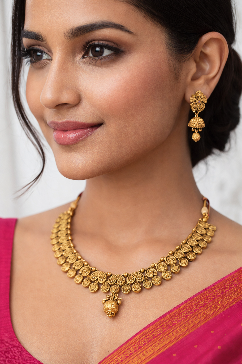Brinda Gold Plated Necklace Set
