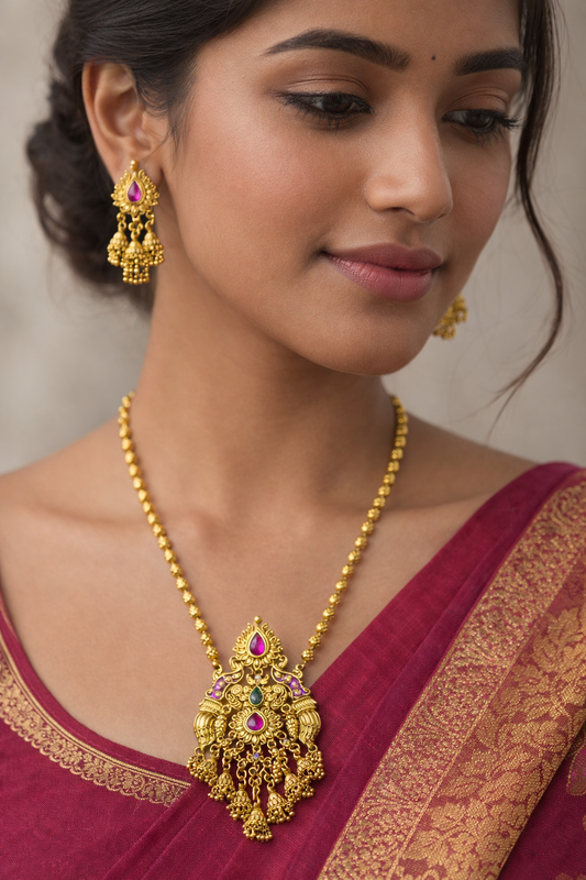 Kashvi Gold Plated Jewellery Set